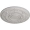 Ekena Millwork Darnay Ceiling Medallion (Fits Canopies up to 7 1/4"), Hnd-Painted Ultra Pure White, 29 1/4"OD x 2"P CM29DAUWF - alternate 4